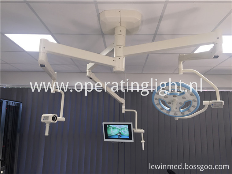 Hollow led lamp with camera system